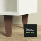 Bajo Mesada Porta Repasador 20 cm con Patas Blanco Reims Madesa