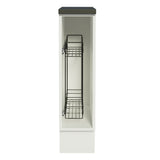 Bajo Mesada Cocina Puerta-Temperos 100% MDF 20 cm (Con Mesada) Blanco Acordes Madesa