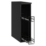 Bajo Mesada Especiero 20 cm Flotante Negro Nice Madesa
