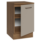 Bajo Mesada 50cm 1 Puerta Marrón/Crema Agata Madesa
