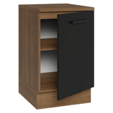 Bajo Mesada 50cm 1 puerta Marrón/Negro Agata Madesa