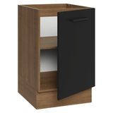 Bajo Mesada 50cm 1 Puerta (Sin Mesada) Marrón/Negro Agata Madesa