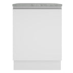 Bajo Mesada 60 cm 1 Puerta Blanco Glamy Madesa
