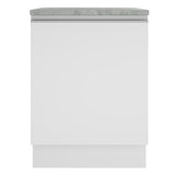 Bajo Mesada 60 cm Con 1 Puerta Glamy Blanco