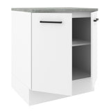 Bajo Mesada 70 cm 2 Puertas Agata Blanco