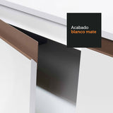Bajo Mesada Reims 70 cm 2 Puertas - Blanco