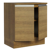 Bajo Mesada 70 cm 2 Puertas Glamy Marrón