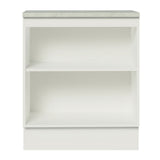 Bajo Mesada 70 cm Sin cajones 2 Puertas Agata Blanco/Gris