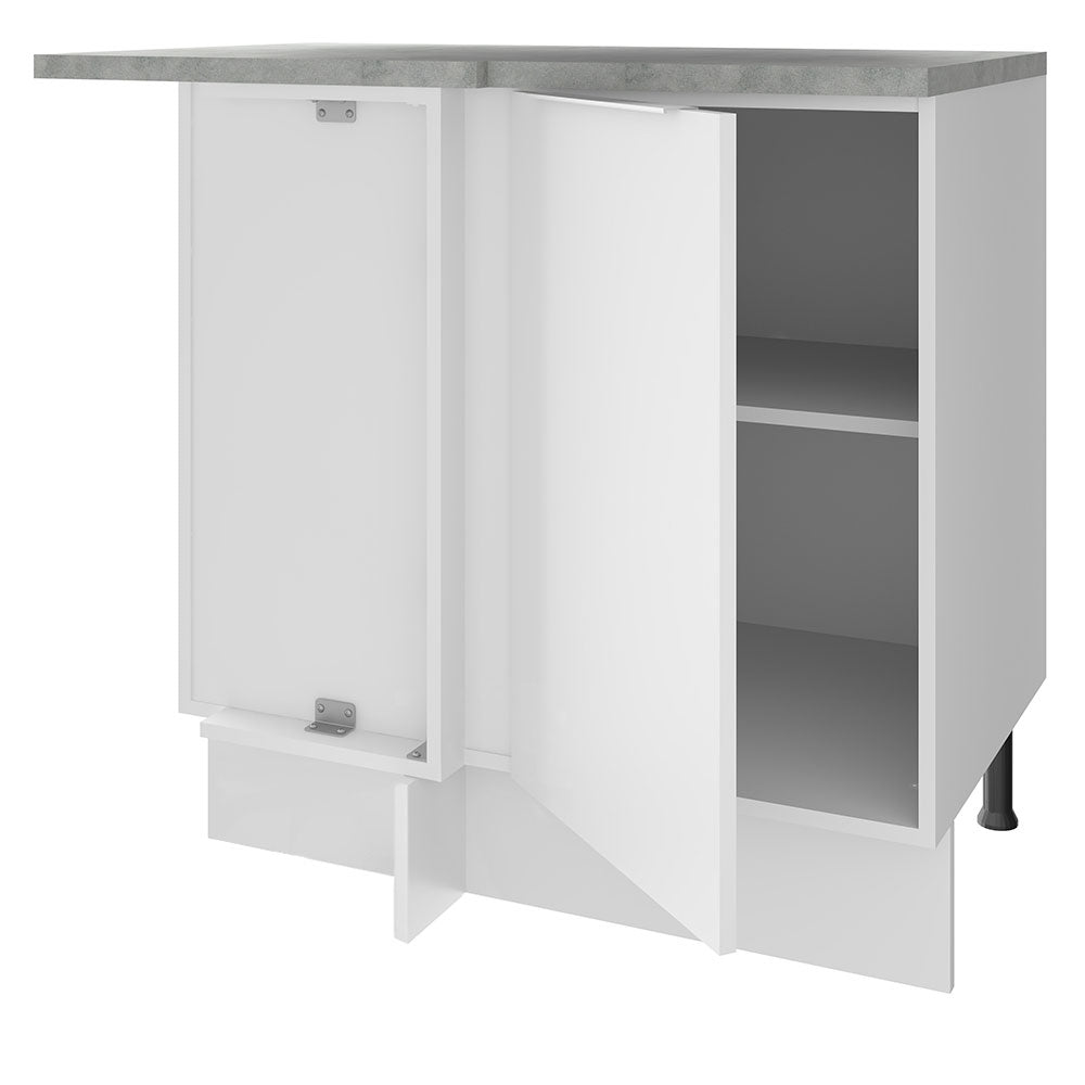 Bajo Mesada 94 cm Sin cajones 1 Puerta Stella Blanco