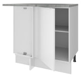 Bajo Mesada 94 cm Sin cajones 1 Puerta Stella Blanco