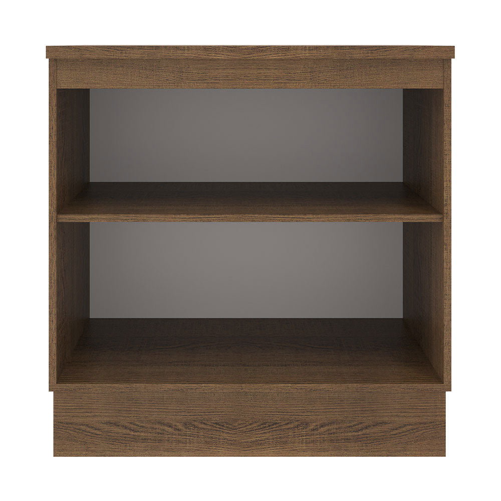 Bajo Mesada 80 cm 2 Puertas Agata Marrón/Blanco
