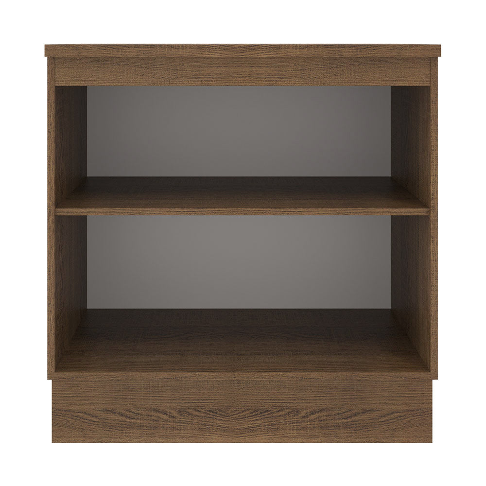 Bajo Mesada 80 cm 2 Puertas Agata Marrón/Crema