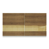 Armario Madesa Glamy 120 cm 2 Puertas con Cristal