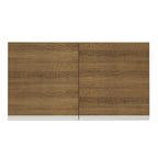 Alacena 120 cm 2 Puertas Marrón Glamy Madesa