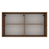 Alacena 120 cm 2 Puertas Agata Marrón/Gris