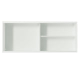 Alacena Cocina 100% MDF 2 Puertas Correderas de Vidrio Blanco Acordes Madesa - 120 cm