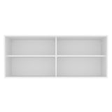 Alacena 120 cm 2 Puertas de Vidrio Reflectivo para Glamy, Lux, Agata y Reims Blanco