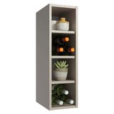 Alacena Porta Botellas 20 cm 4 Nichos Nice Crema