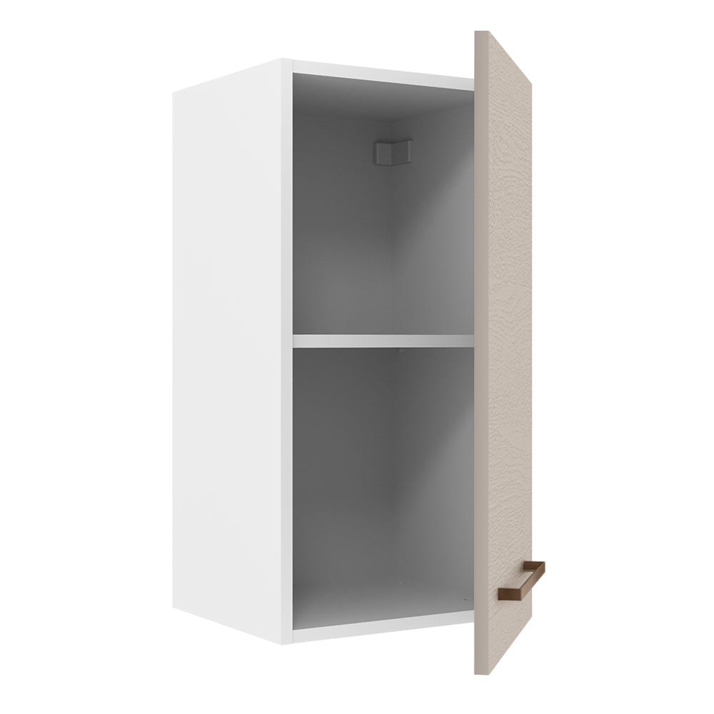 Alacena 35 cm 1 Puerta Agata Blanco/Crema