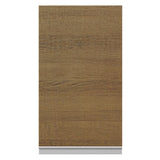 Alacena Cocina 100% MDF 35 cm 1 Puerta Blanco/Marrón Acordes Madesa