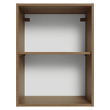 Alacena 50cm 1 Puerta Marrón/Negro Lux Madesa