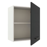 Alacena 60 cm 1 Puerta Agata Blanco/Negro