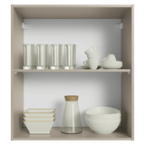 Alacena 60 cm 1 Puerta Nice Crema