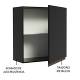 Alacena Gabinete Superior Reims 60 cm 1 Puerta Negro