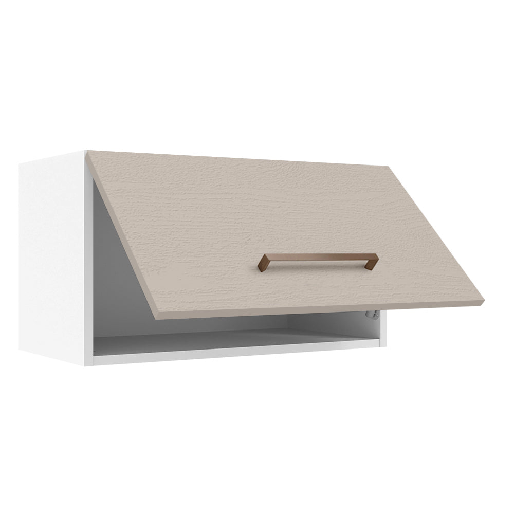 Alacena 60 cm 1 Puerta Agata Blanco/Crema