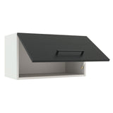 Alacena 60 cm 1 Puerta Agata Blanco/Negro
