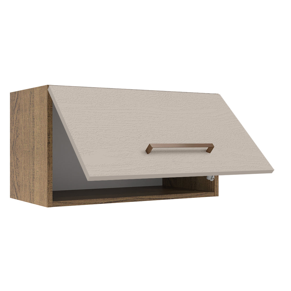 Alacena 60 cm 1 Puerta Agata Marrón/Crema