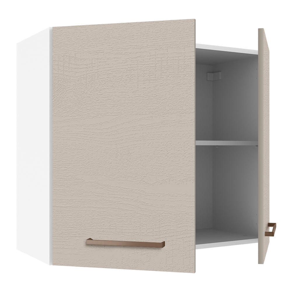 Alacena 70 cm 2 Puertas Agata Blanco/Crema