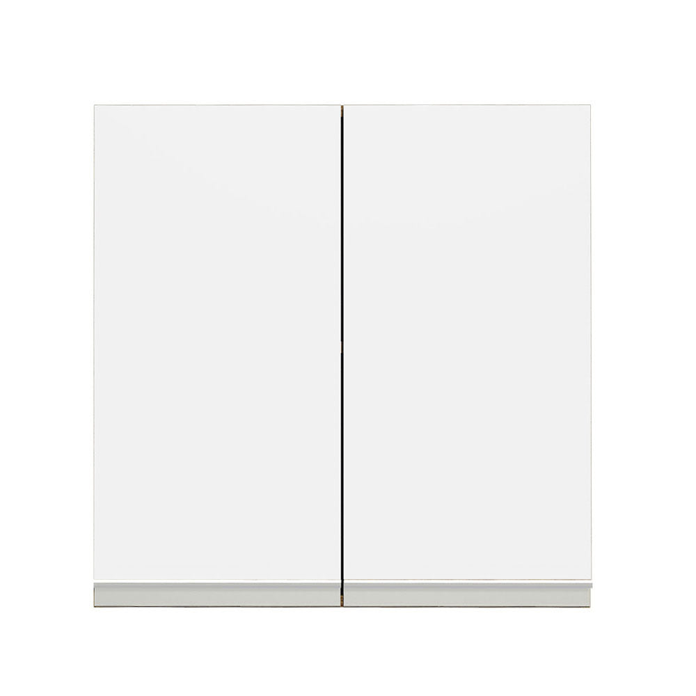 Alacena 70 cm 2 Puertas Marrón/Blanco Glamy Madesa
