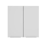 Alacena Cocina 70 cm 2 Puertas Marrón/Blanco Stella Madesa