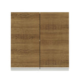 Alacena 70 cm 2 Puertas Glamy Blanco/Marrón