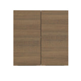 Alacena Cocina 70 cm 2 Puertas Blanco/Marrón Stella Madesa