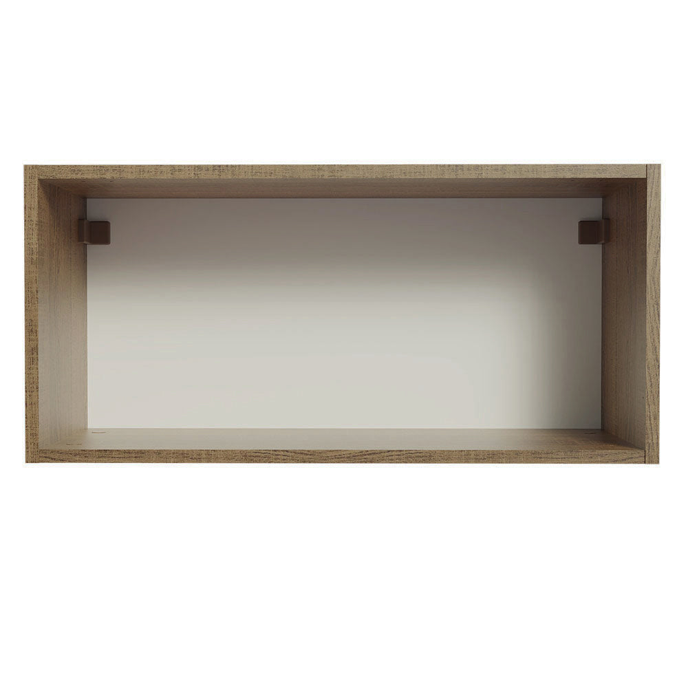 Alacena 70 cm 1 Puerta Rebatible Marrón/Crema Agata Madesa