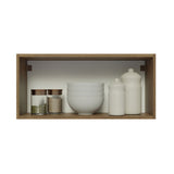 Alacena 70 cm 1 Puerta Lux Marrón/Gris