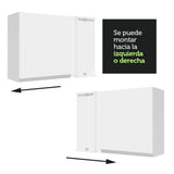 Alacena Esquinero 1 Puerta Glamy Blanco