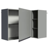 Alacena Esquinero 1 Puerta Nice Gris