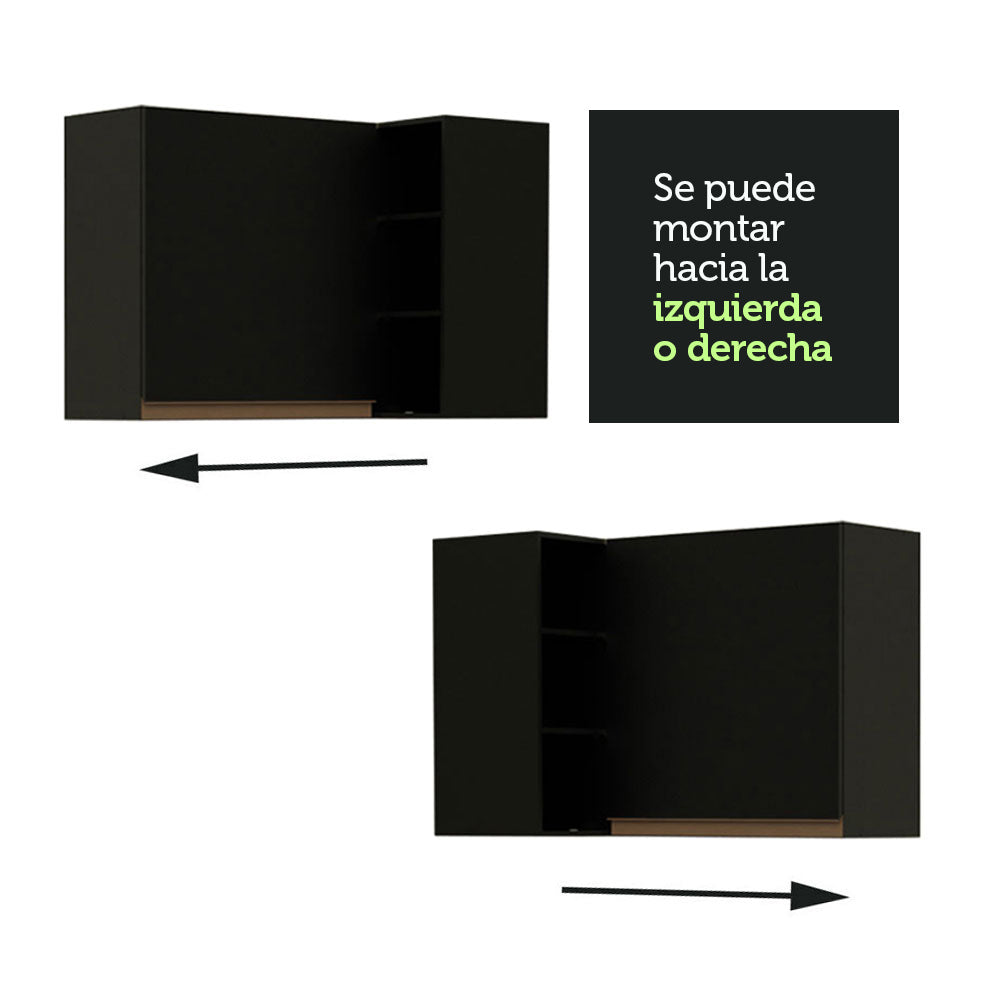 Alacena Gabinete Superior de Esquina Cocina Madesa Reims NN