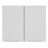 Alacena Cocina 80 cm 2 Puertas Blanco Stella Madesa