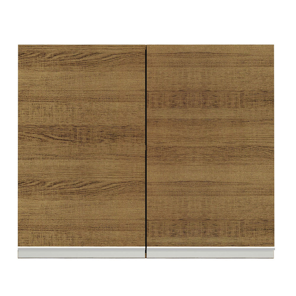 Alacena 80 cm 2 Puertas Marrón Glamy Madesa