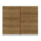Alacena 80 cm 2 Puertas Marrón Glamy Madesa
