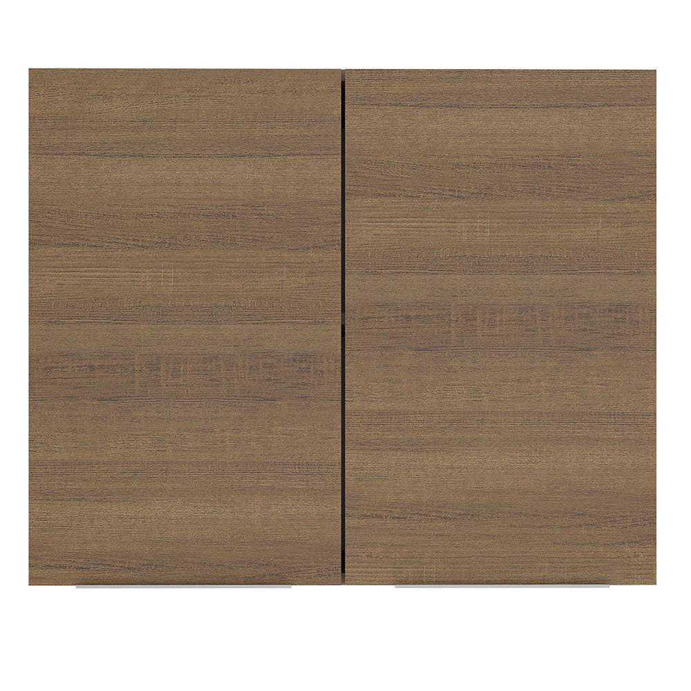 Alacena Cocina 80 cm 2 Puertas Marrón Stella Madesa