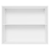 Alacena Cocina 100% MDF 80 cm 2 Puertas Blanco/Negro Acordes Madesa