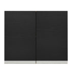 Alacena 80 cm 2 Puertas Marrón/Negro Glamy Madesa