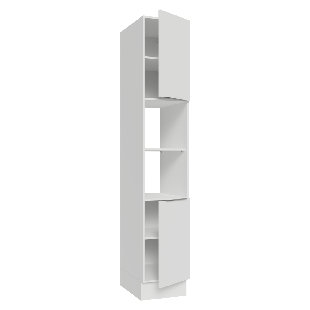 Despensero 40 cm 2 Puertas e 2 Nichos Blanco Stella Madesa