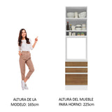 Alacena Gabinete Madesa Glamy 60cm 1 puerta 3 cajones