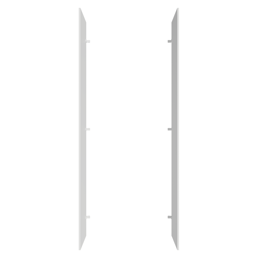 Panel de Cierre Lateral para Cocina 225 x 60cm Blanco Madesa